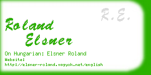 roland elsner business card